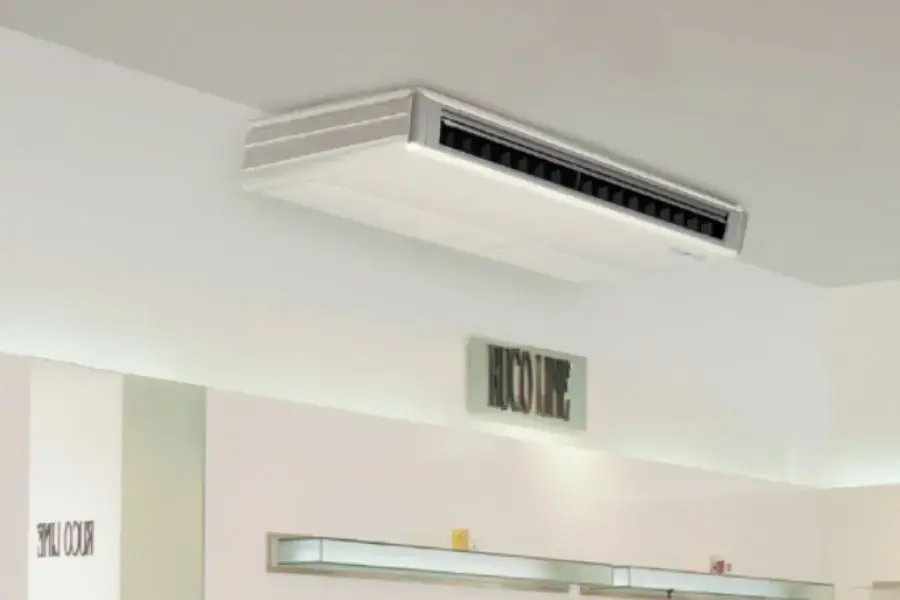 Máy lạnh áp trần được thiết kế sang trọng và hiện đại.