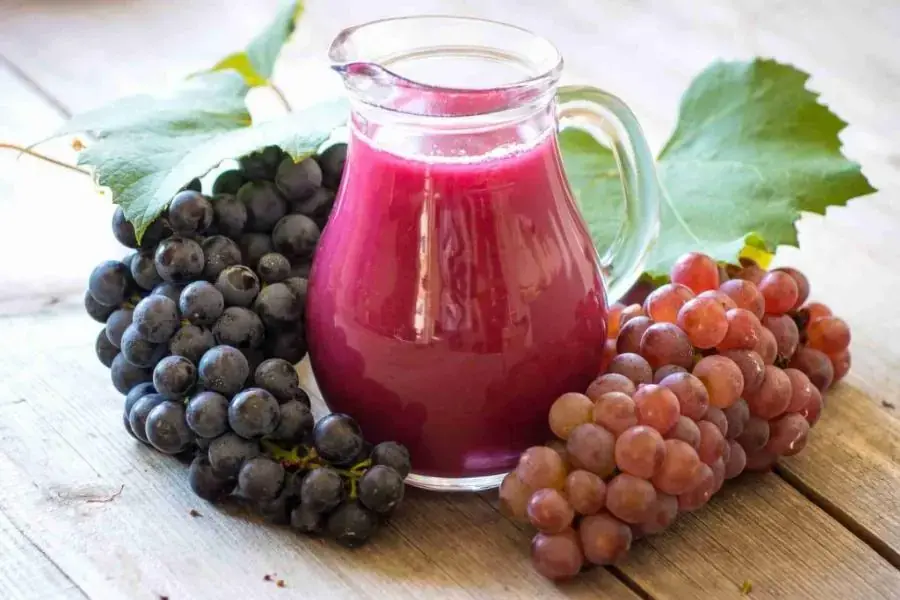 Món nước ép nho giàu khoáng chất và protein