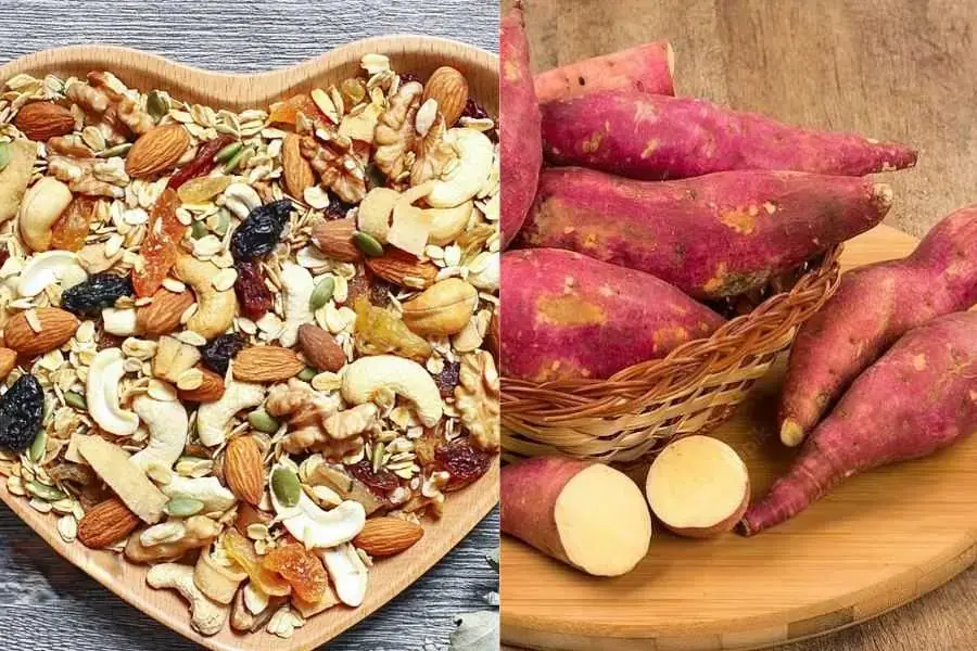Bổ sung thêm khoai lang vào thực đơn bữa trưa