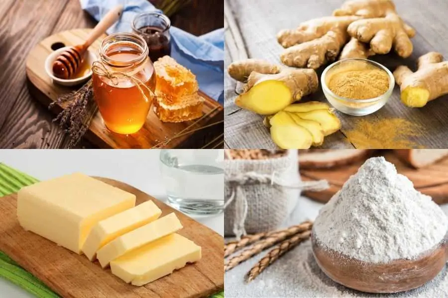 Nguyên liệu chính không thể thiếu là bột gừng.