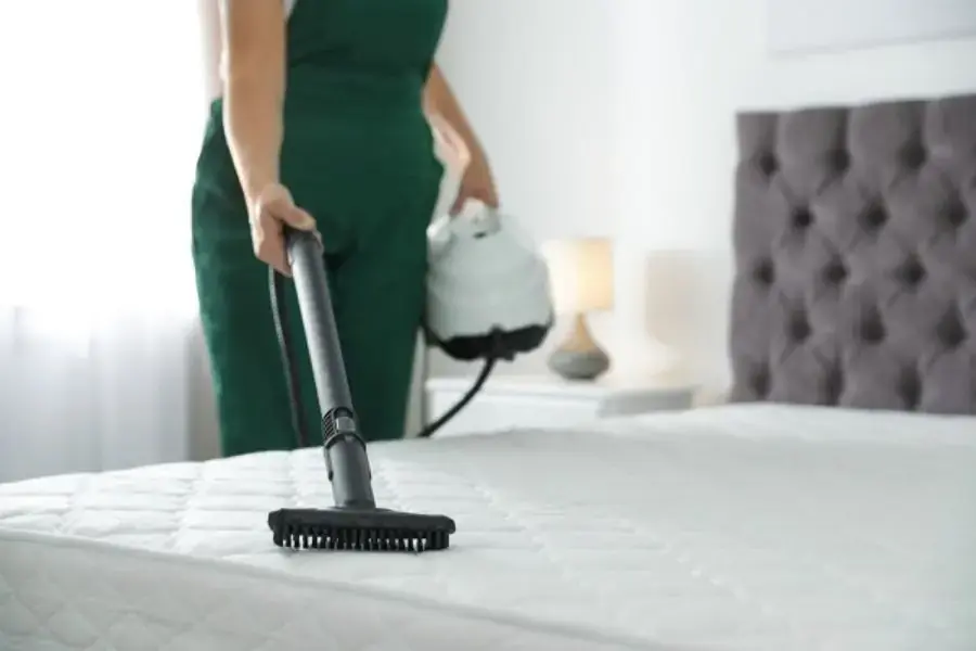 Hút bụi lại một lần nữa trước khi phơi khô