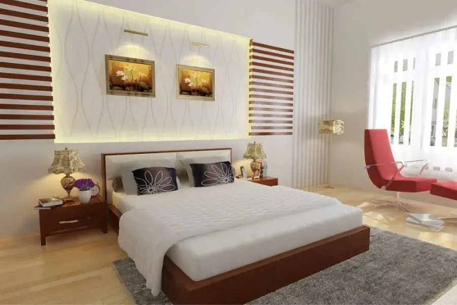 Nên đặt giường ngủ ở nơi thoáng mát