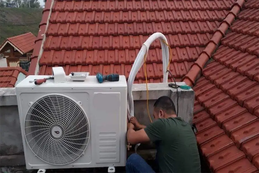 Lắp cục nóng điều hòa ở nơi thoáng khí