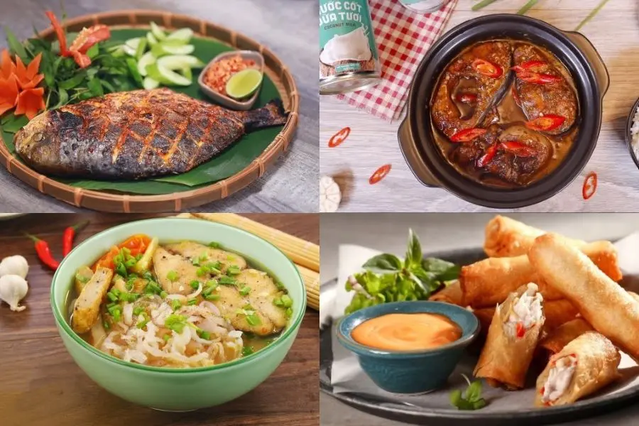 Ăn các món từ cá để đem lại may mắn.