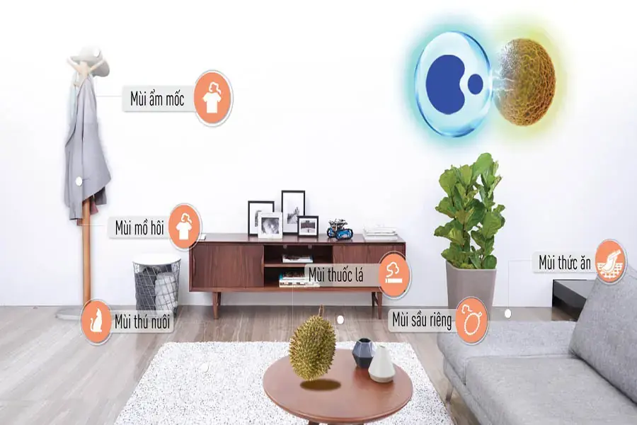 Bộ lọc còn có tác dụng khử các loại mùi hôi (nguồn: Phongvu.vn)