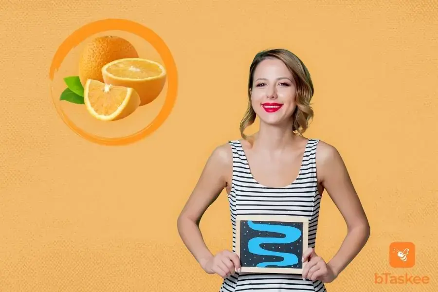 Quả cam chứa nhiều chất xơ giúp trị chứng táo bón