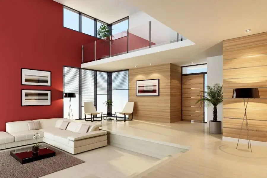 Mẫu penthouse 2 tầng rộng lớn, thoáng đãng