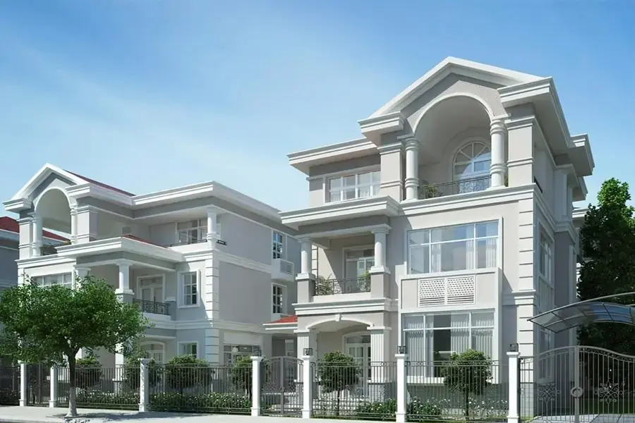 Biệt thự đơn lập có phần diện tích lớn