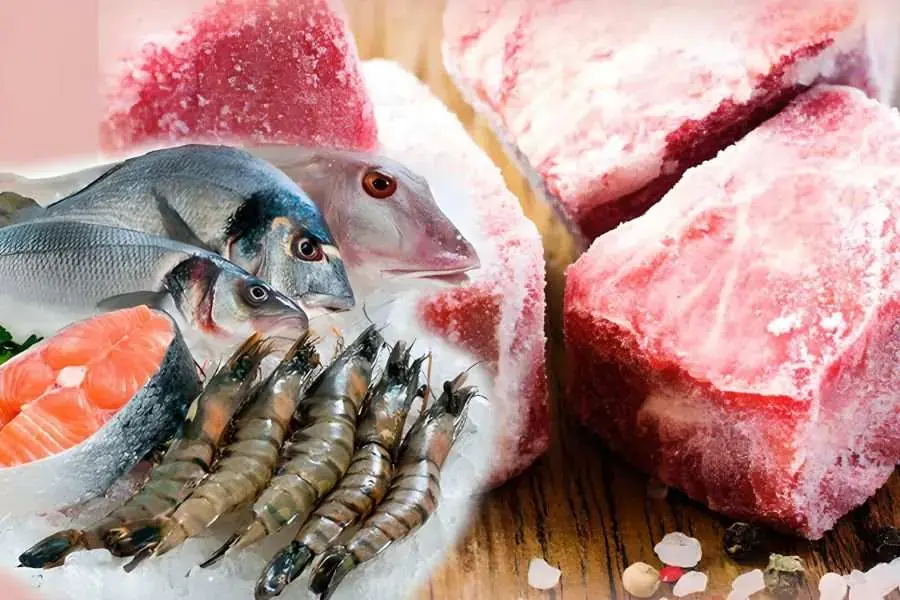 Các mặt hàng thực phẩm đông lạnh cần đóng gói kỹ
