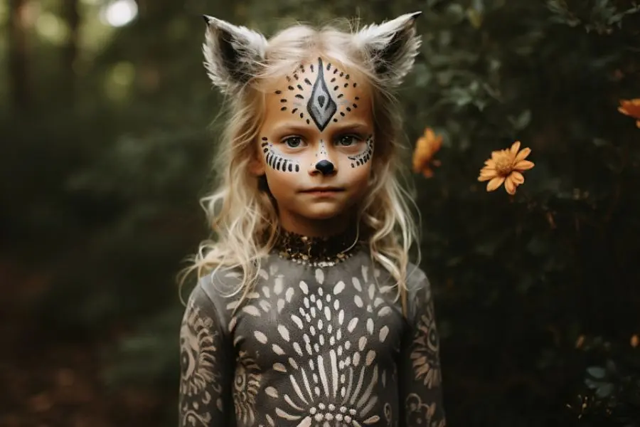 Một mẫu tạo hình con vật Halloween khác.