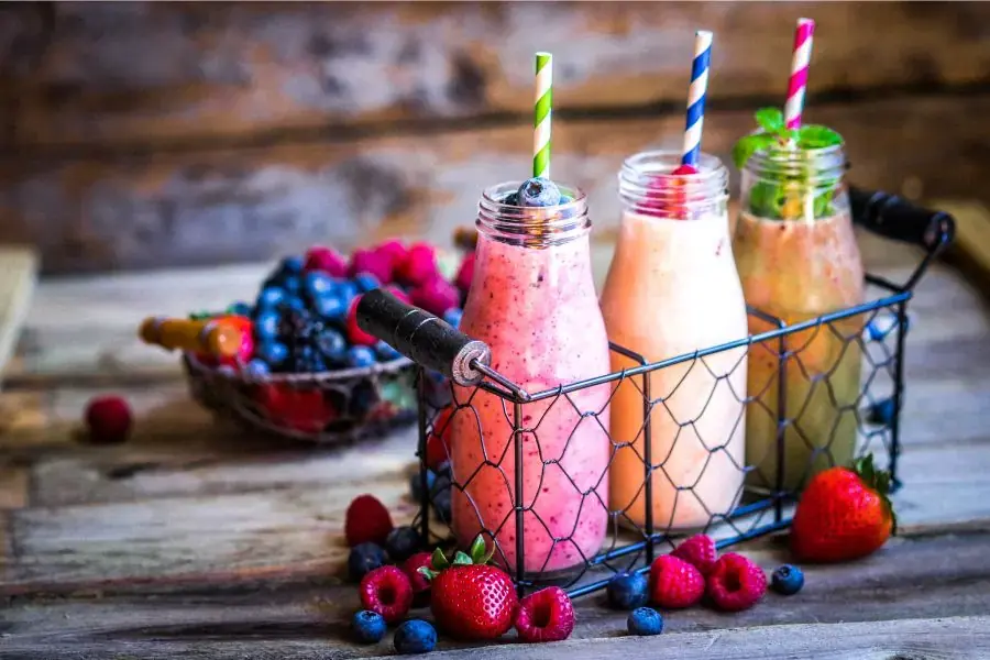 Sử dụng smoothie chứa đường vừa phải