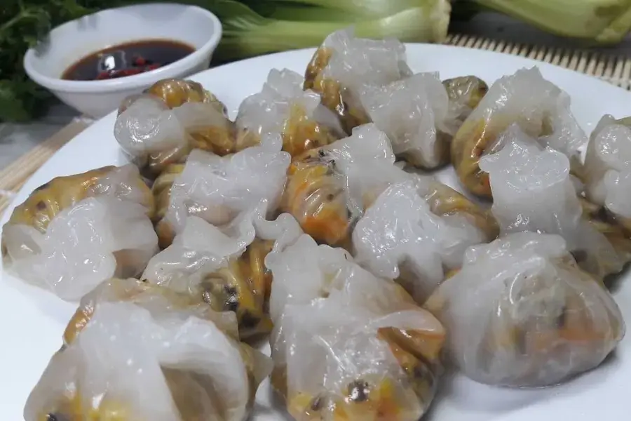 Món há cảo Trung Hoa làm từ bánh tráng