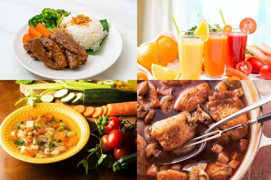 Thực đơn tăng chiều cao ngày 4