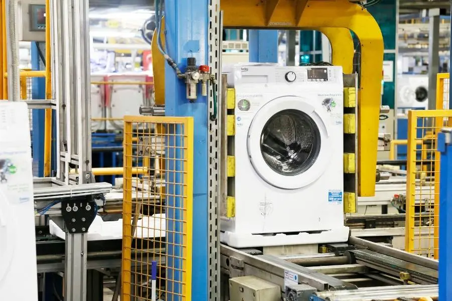 Máy giặt Beko được sản xuất tại thị trường châu Âu.