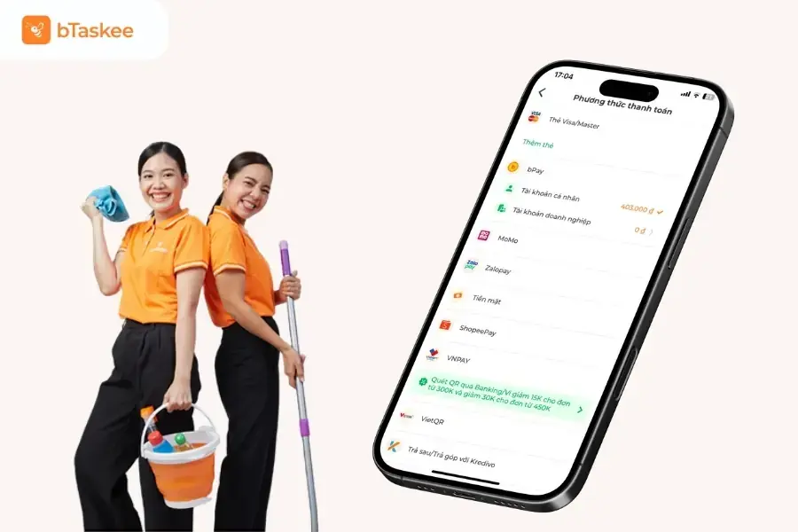 Đa dạng phương thức thanh toán cho khách hàng.