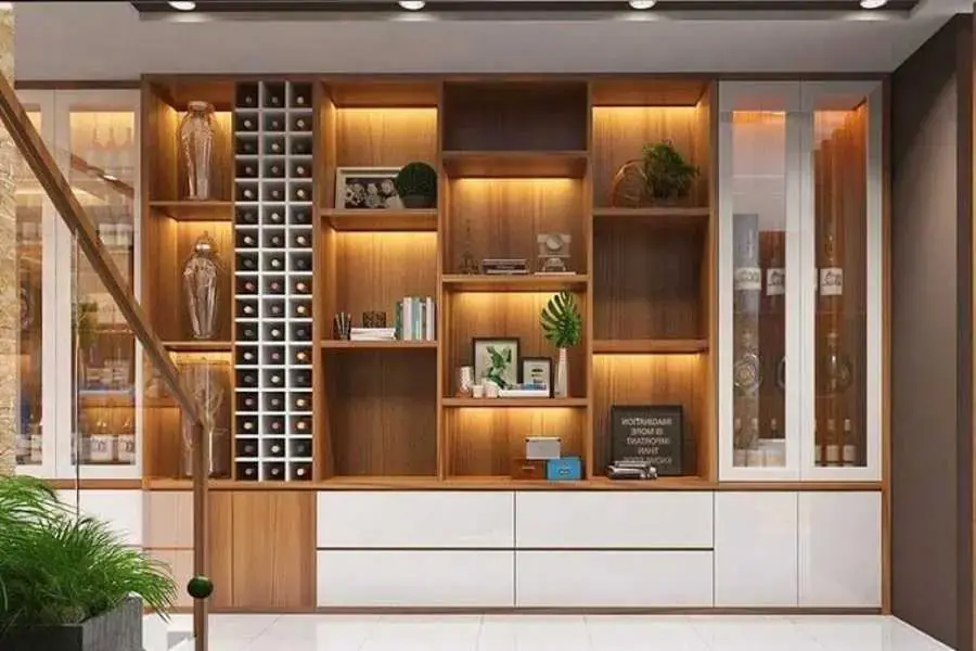 Tủ âm tường giúp tiết kiệm không gian Thiền