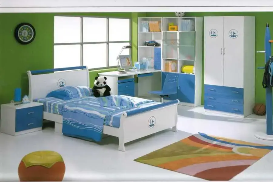 Phòng ngủ đáng yêu cho bé trai từ 6 tuổi
