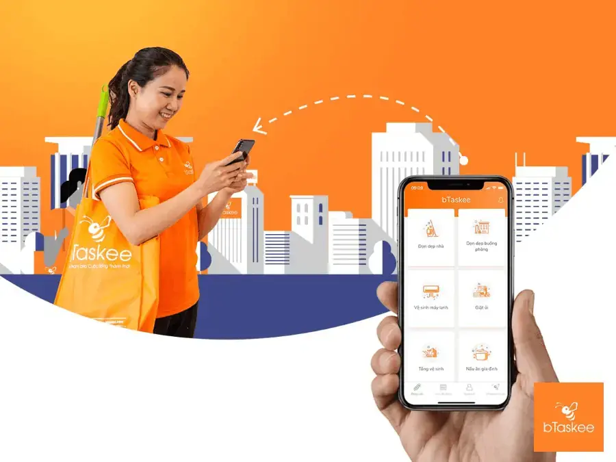 Với bTaskee chỉ cần vài thao tác đơn giản trên app là bạn đã đặt được lịch dọn dẹp