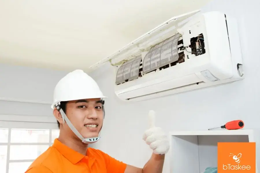 Vệ sinh máy lạnh chuyên nghiệp, nhanh chóng qua ứng dụng bTaskee.