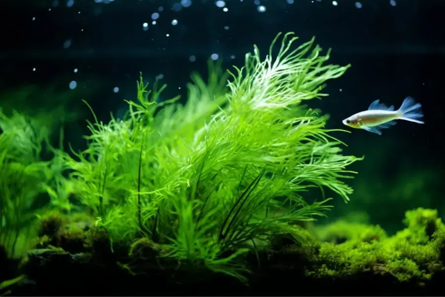 Để cây rong đuôi chó có thể sinh trưởng bình thường thì bạn cũng nên chọn số lượng cây phù hợp với số lượng cá nuôi.