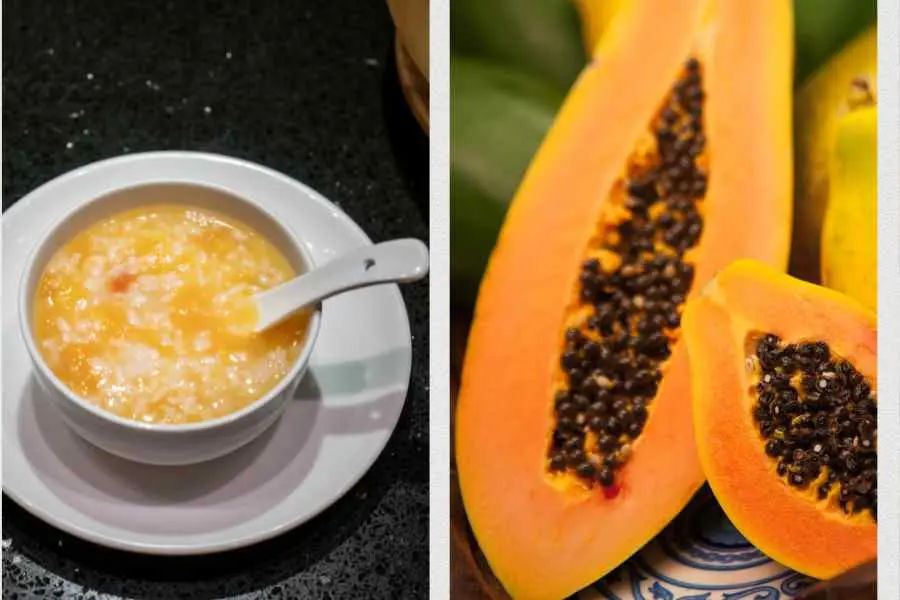 Trong đu đủ chứa hàm lượng vitamin C cao đáp ứng đủ cho nhu cầu phát triển của bé.