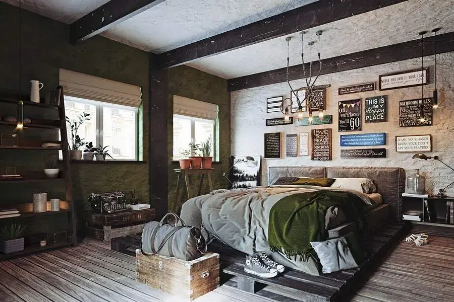 Sử dụng món đồ cổ để trang trí với phong cách retro
