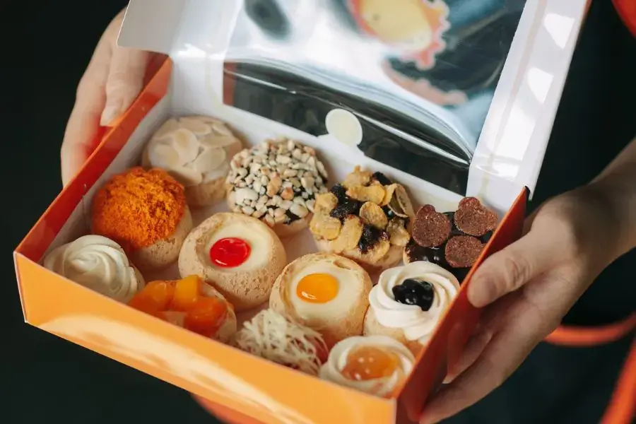 Bánh su kem Chewy Chewy thơm ngon, mềm mịn rất được lòng khách hàng.