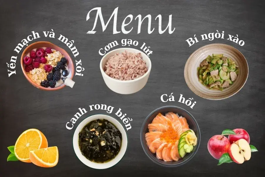 Thực đơn eat clean giảm mỡ bụng ngày 2