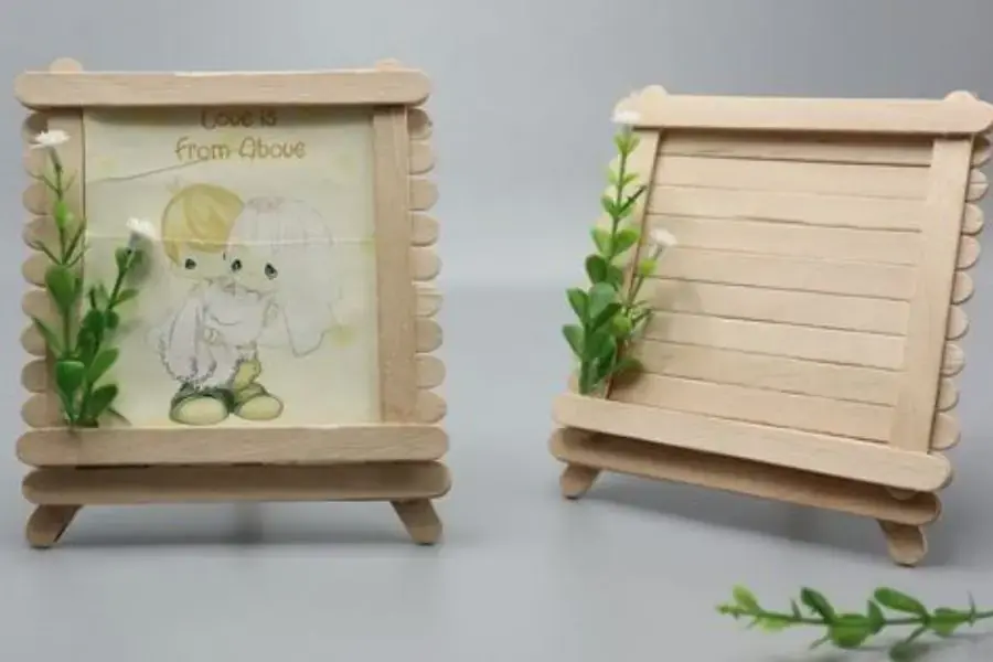 Tận dụng que kem để làm khung ảnh gỗ handmade