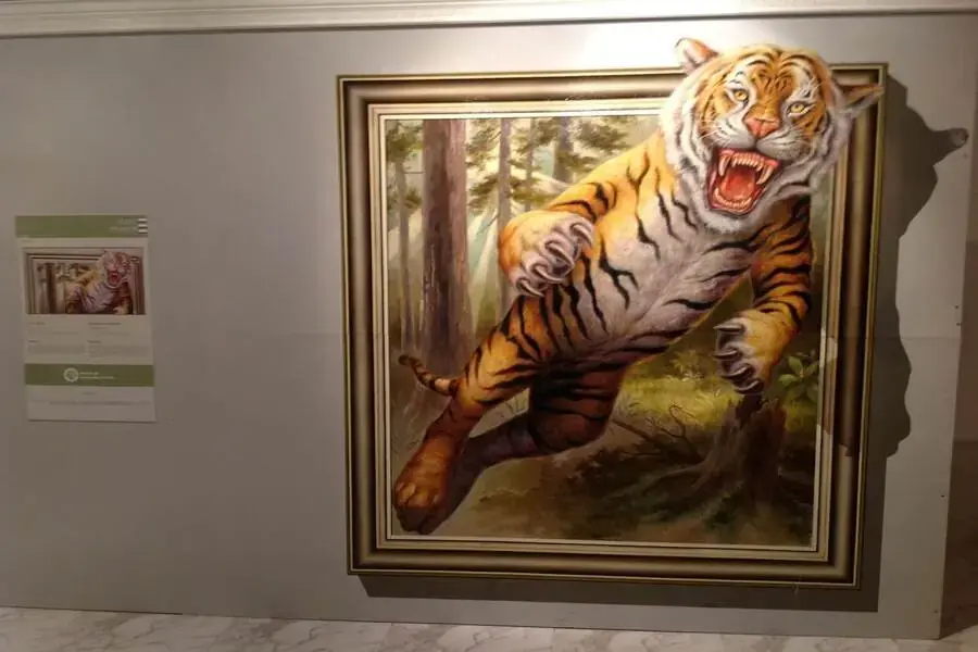 Phòng tranh 3D tại Keangnam.