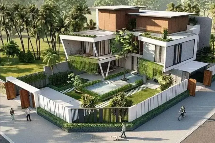Biệt thự hiện đại trên khu đất có diện tích lớn
