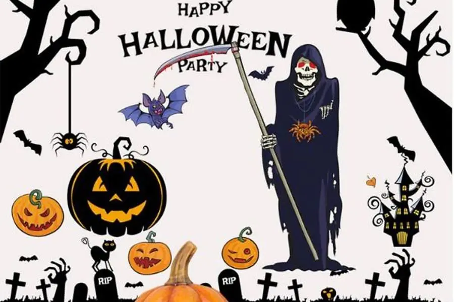 Tham khảo mẫu decal trang trí ngày lễ Halloween dán tường đẹp.