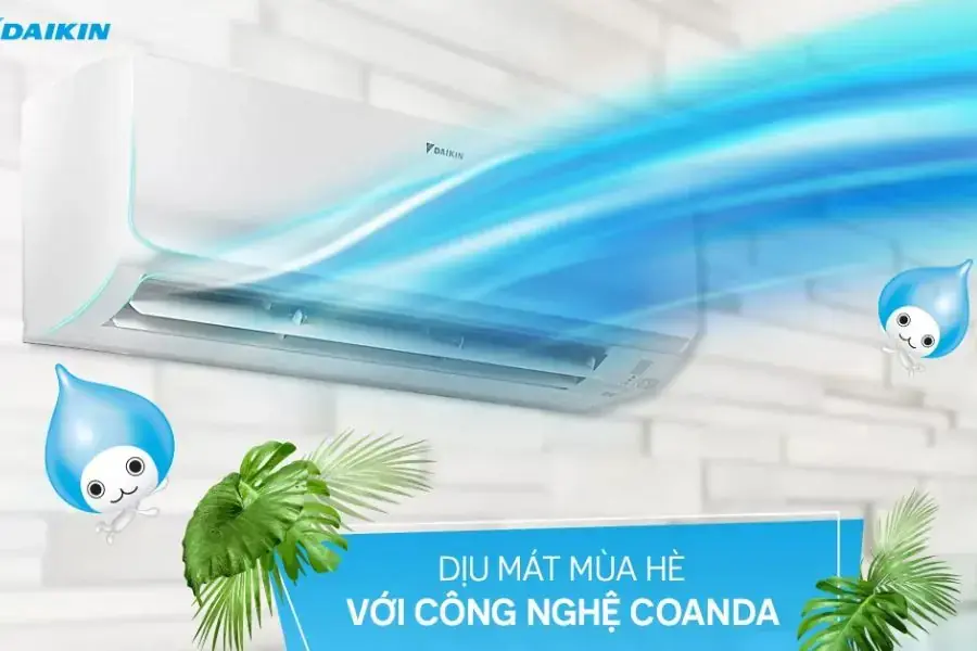 Công nghệ kết hợp luồng gió Coanda và 3D của Daikin