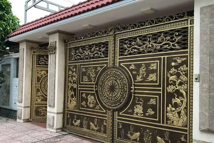 Mẫu cổng phù hợp với biệt thự