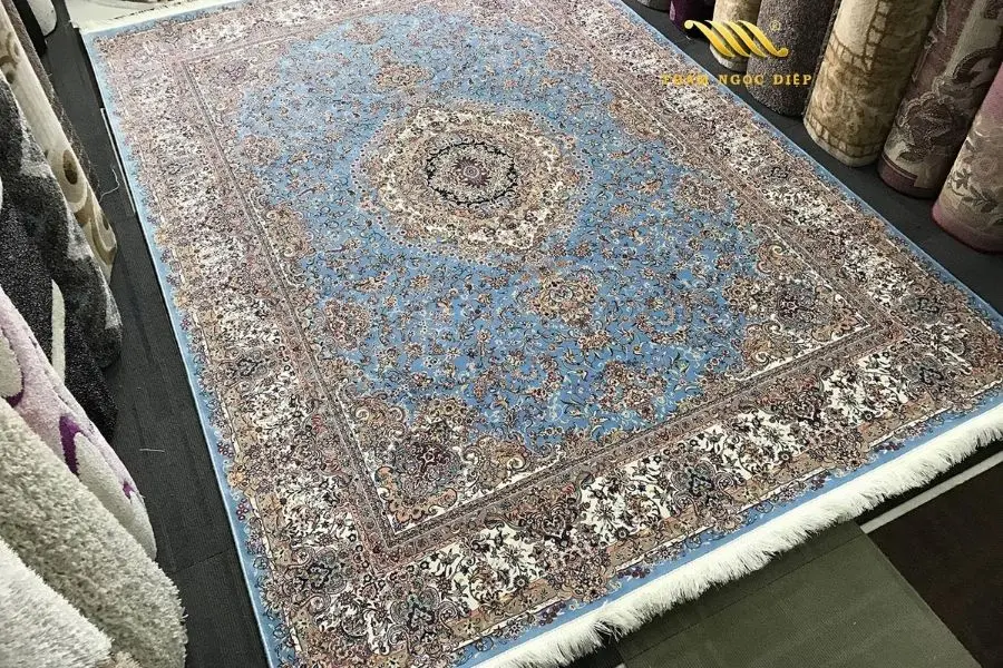 vệ sinh thảm lụa tại nhà siêu sạch