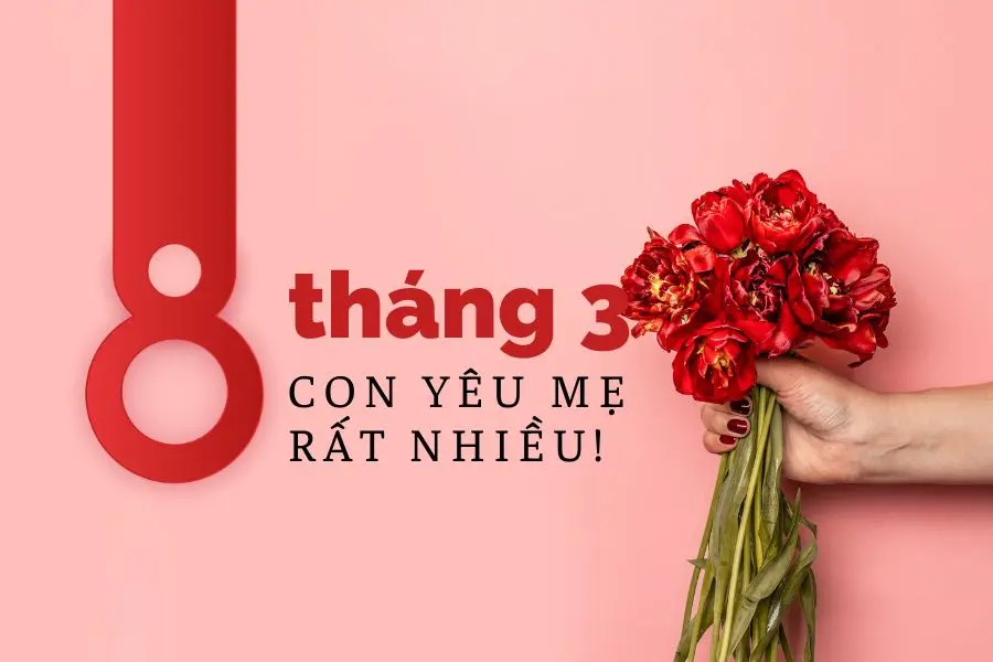 Mẫu thiệp online 8/3 tặng mẹ số 6.