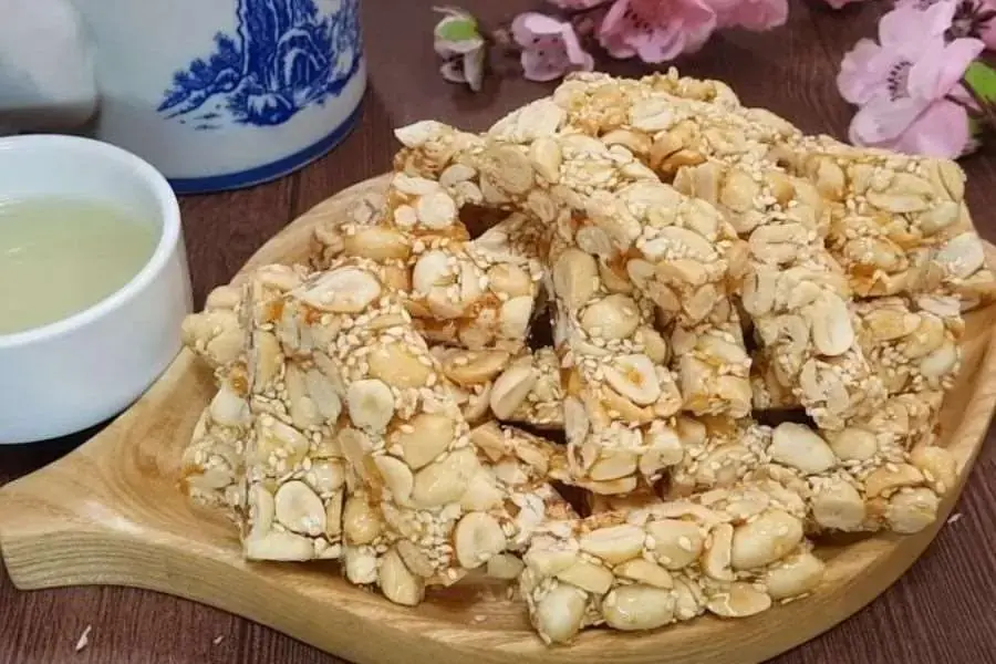 Thèo lèo Tây Ninh hòa quyện hương vị của đậu phộng và mạch nha.