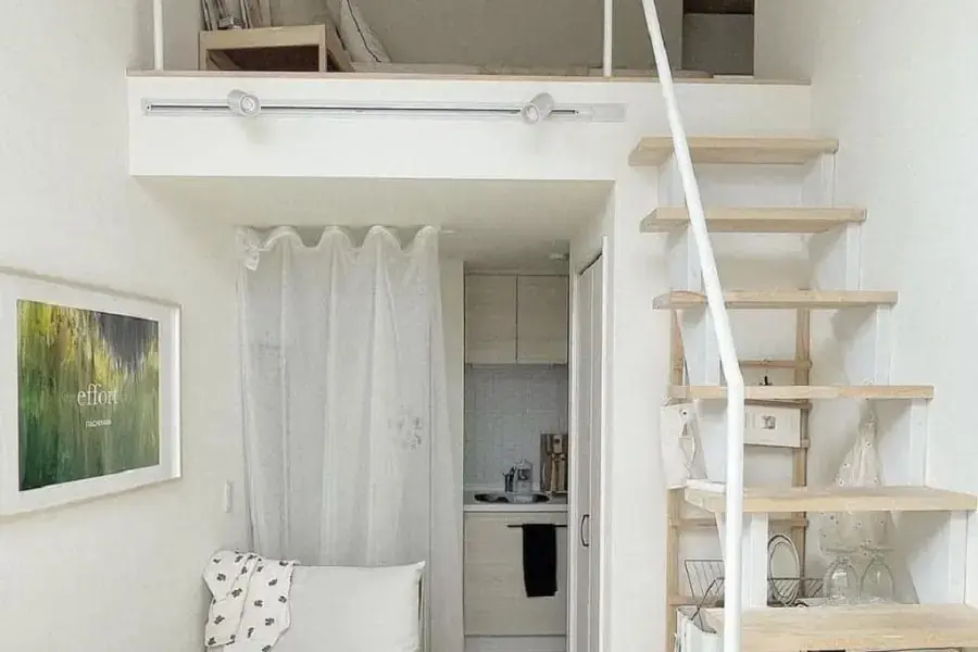 Tối ưu diện tích với mẫu phòng trọ 15m2 có gác xép hiện đại