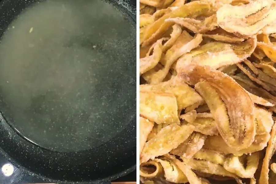 Chuối ngào với đường