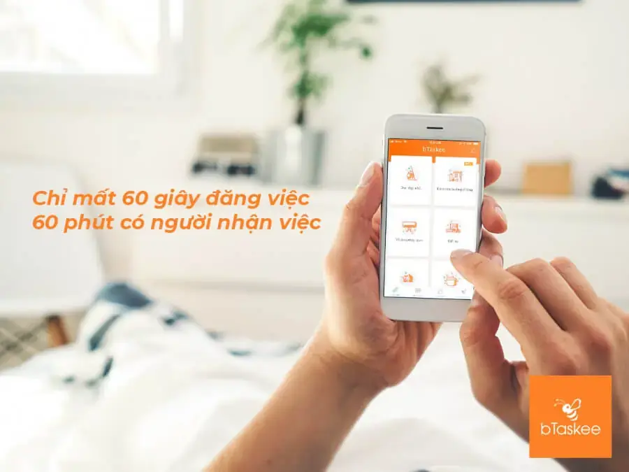 Với bTaskee, bạn dễ dàng đặt lịch đi chợ trong vòng 60 giây
