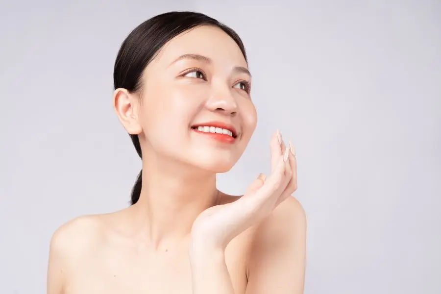 Làn da tươi trẻ khi sử dụng BHA.
