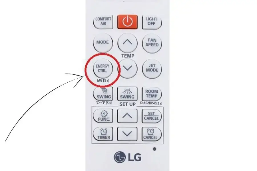 Nút "ENERGY CTRL" dùng để kiểm soát năng lượng một cách thông minh và hiệu quả