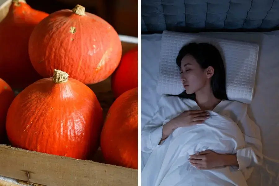 Trong bí ngô có chứa nhiều dưỡng chất giúp hỗ trợ giấc ngủ ngon và sâu hơn.
