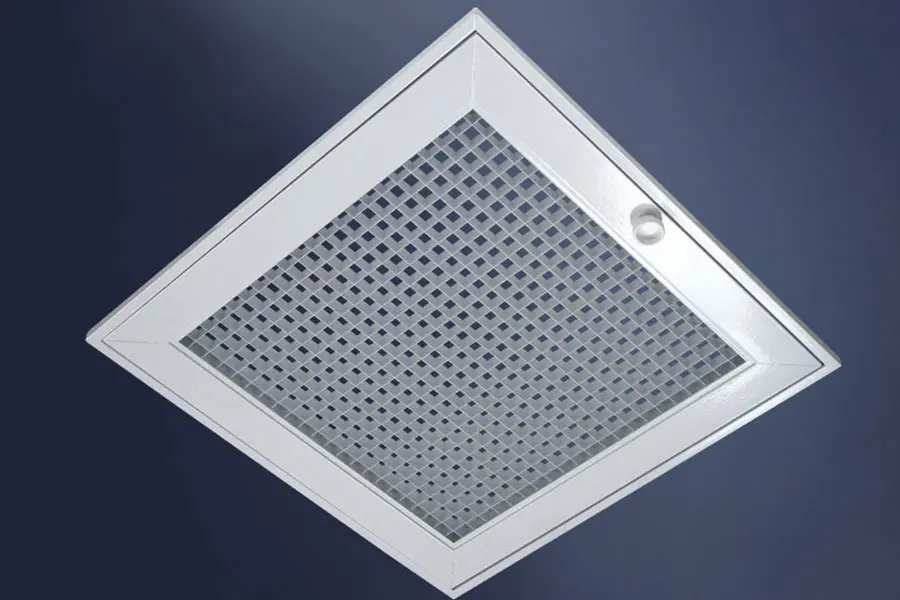 Cửa gió hình sọt trứng với khả năng tản đều nhiệt.