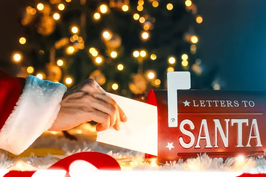 Mẫu thư Ông già Noel gửi tặng các bé mầm non dễ thương.