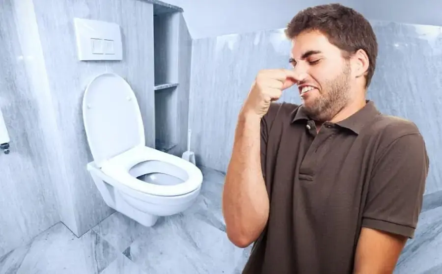 Mùi từ ống cống hay chậu rửa mặt sinh ra mùi hôi khó chịu trong toilet