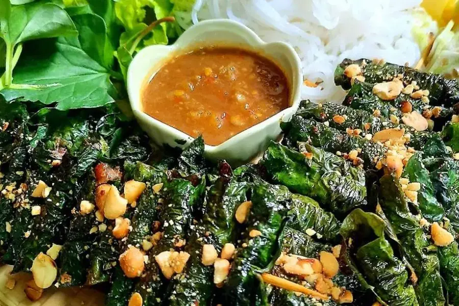 Bò cuốn lá lốt thơm ngon đậm vị