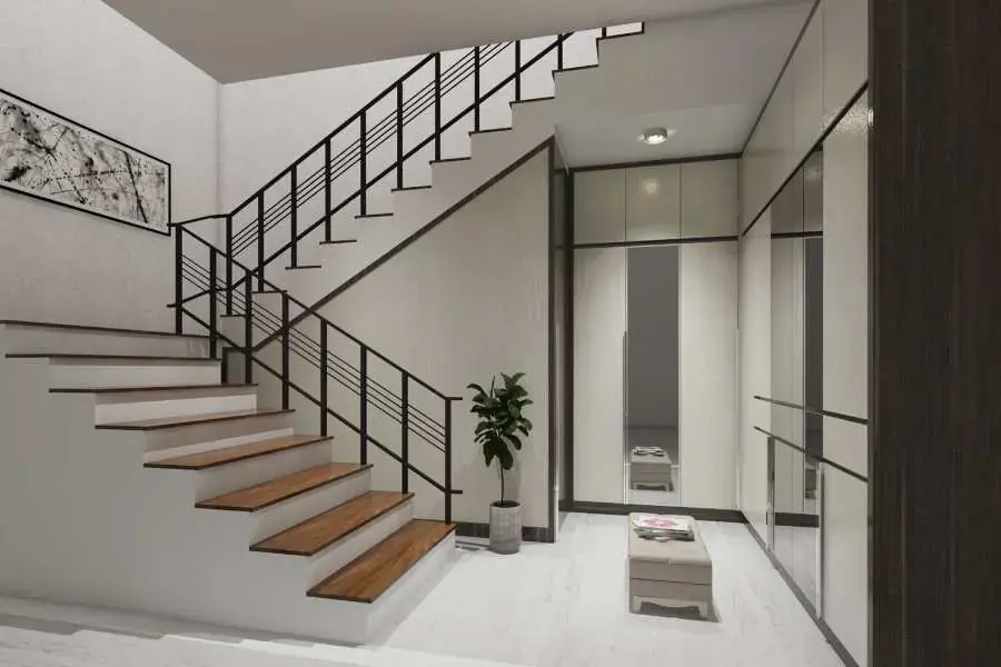 Thường xuyên lau chùi vật trang trí gầm cầu thang
