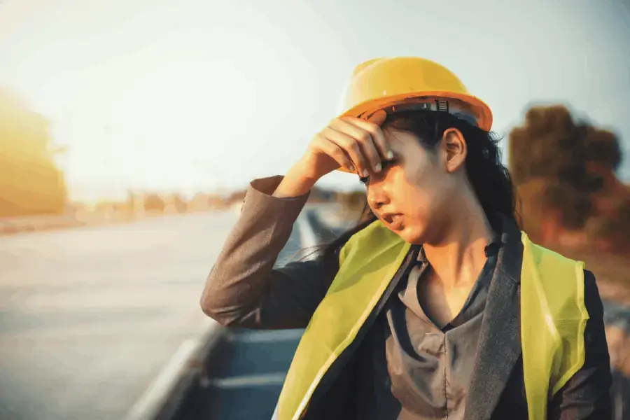 Thời tiết nắng nóng gây ra mùi khó chịu ở nón bảo hiểm (nguồn: Shutterstock.com)
