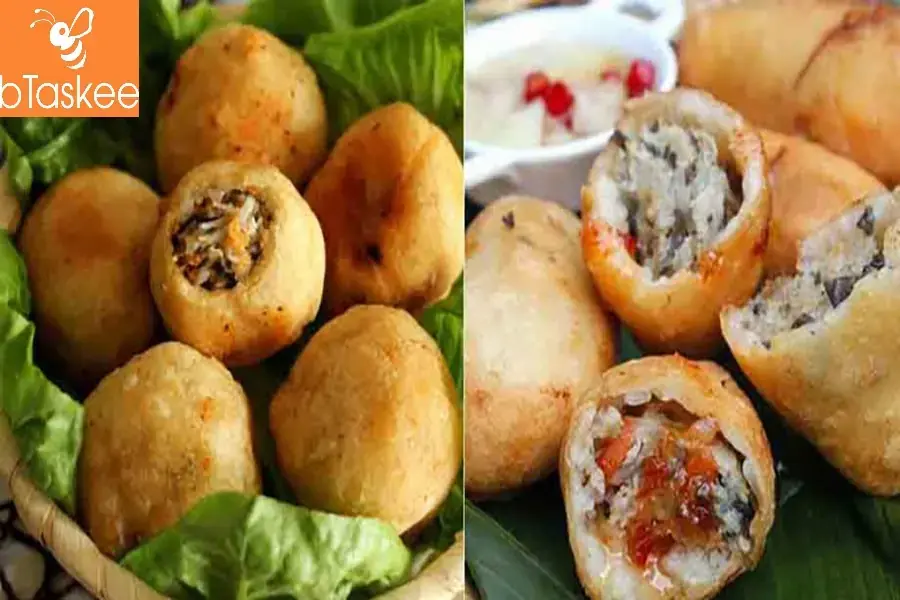 Bánh cam nhân mặn hoàn chỉnh